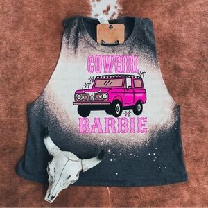 Cowgirl Bronco Crop Top